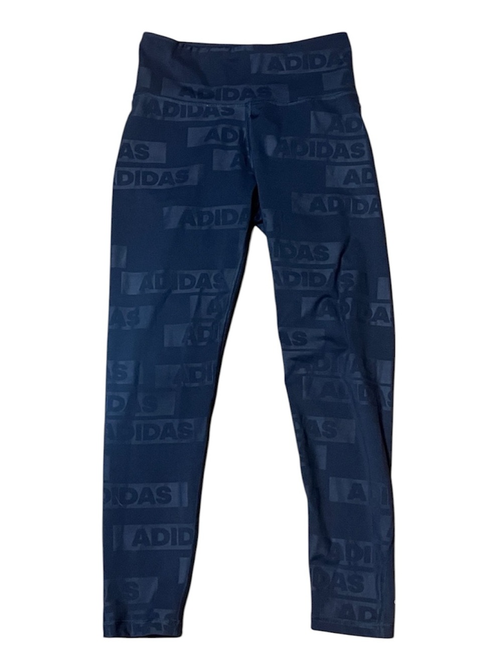 adidas blue leggings women’s size medium